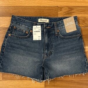 Madewell Indigo Denim Cutoff Shorts